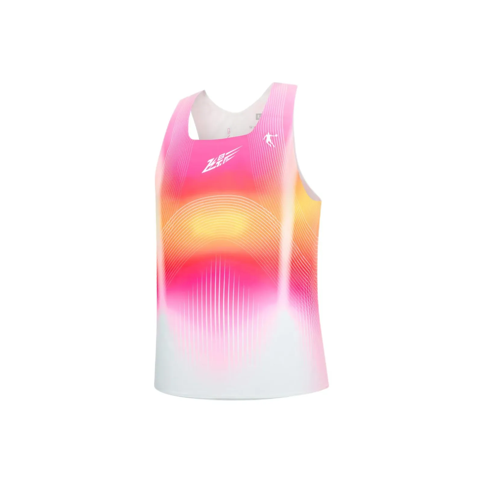 QIAODAN Feiying Sport Vests Women's Neon Pink/Bright Yellow/Jordan White Print