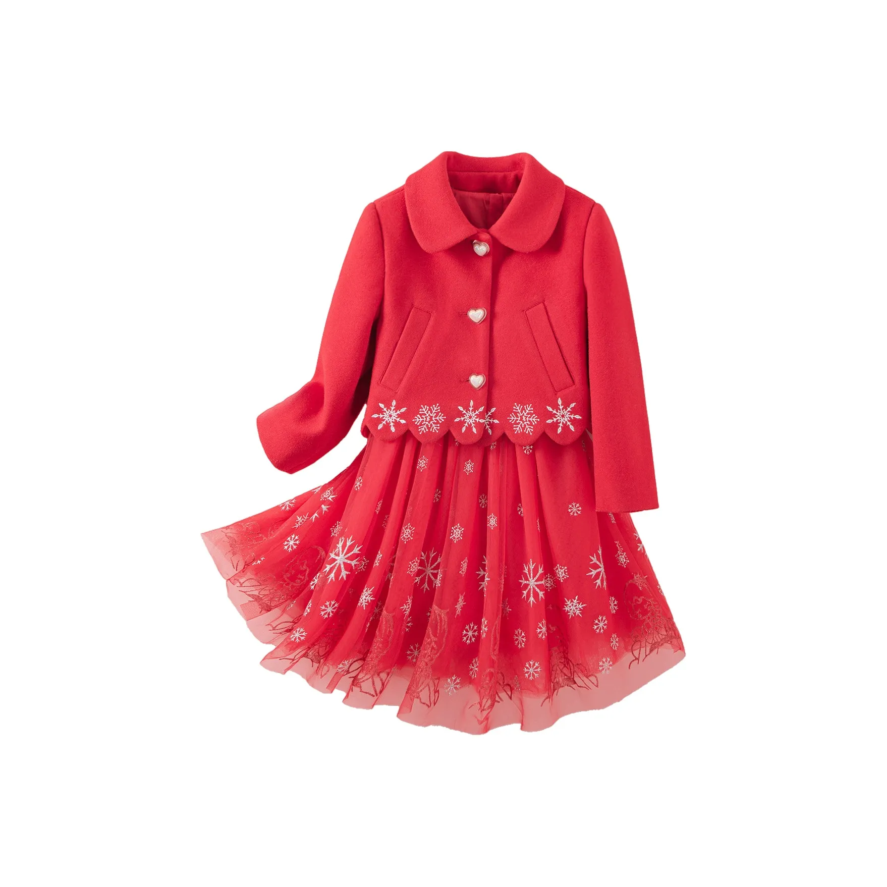 October Mommy Rejoice In Зимний Снег Kids Комплекты с юбкой