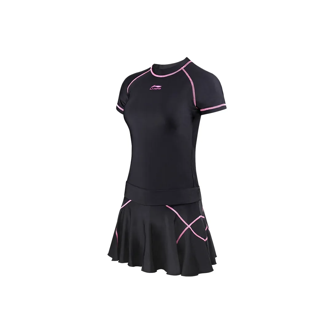 Подкладка Двухкомпонентный Купальник Женский Черный