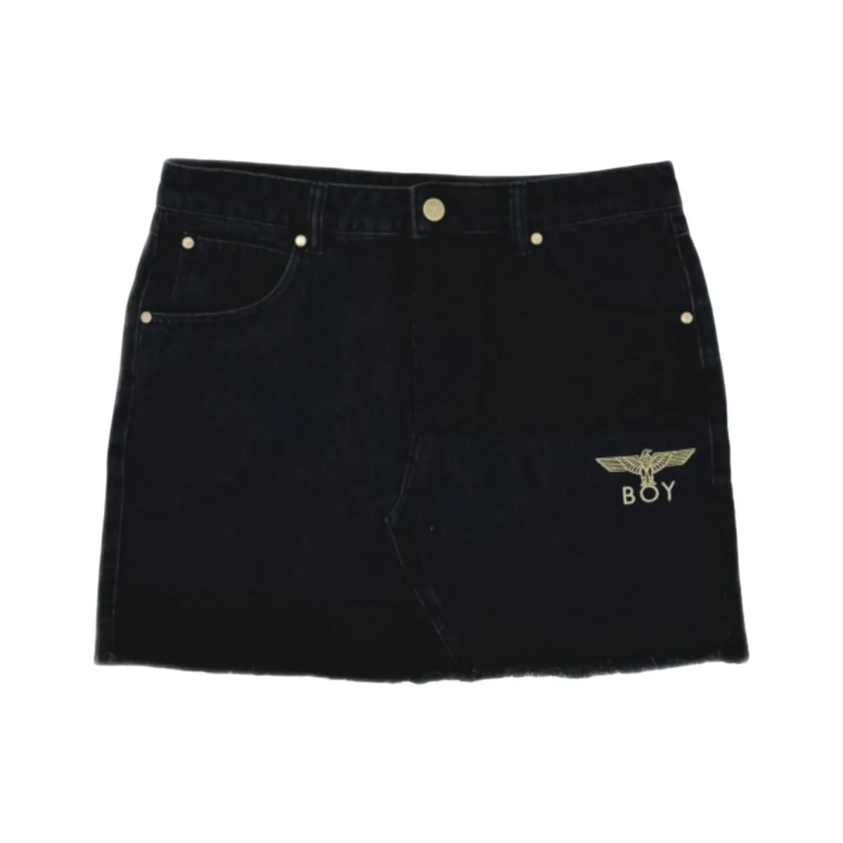 Boy London Джинсовые короткие юбки Женские Черный