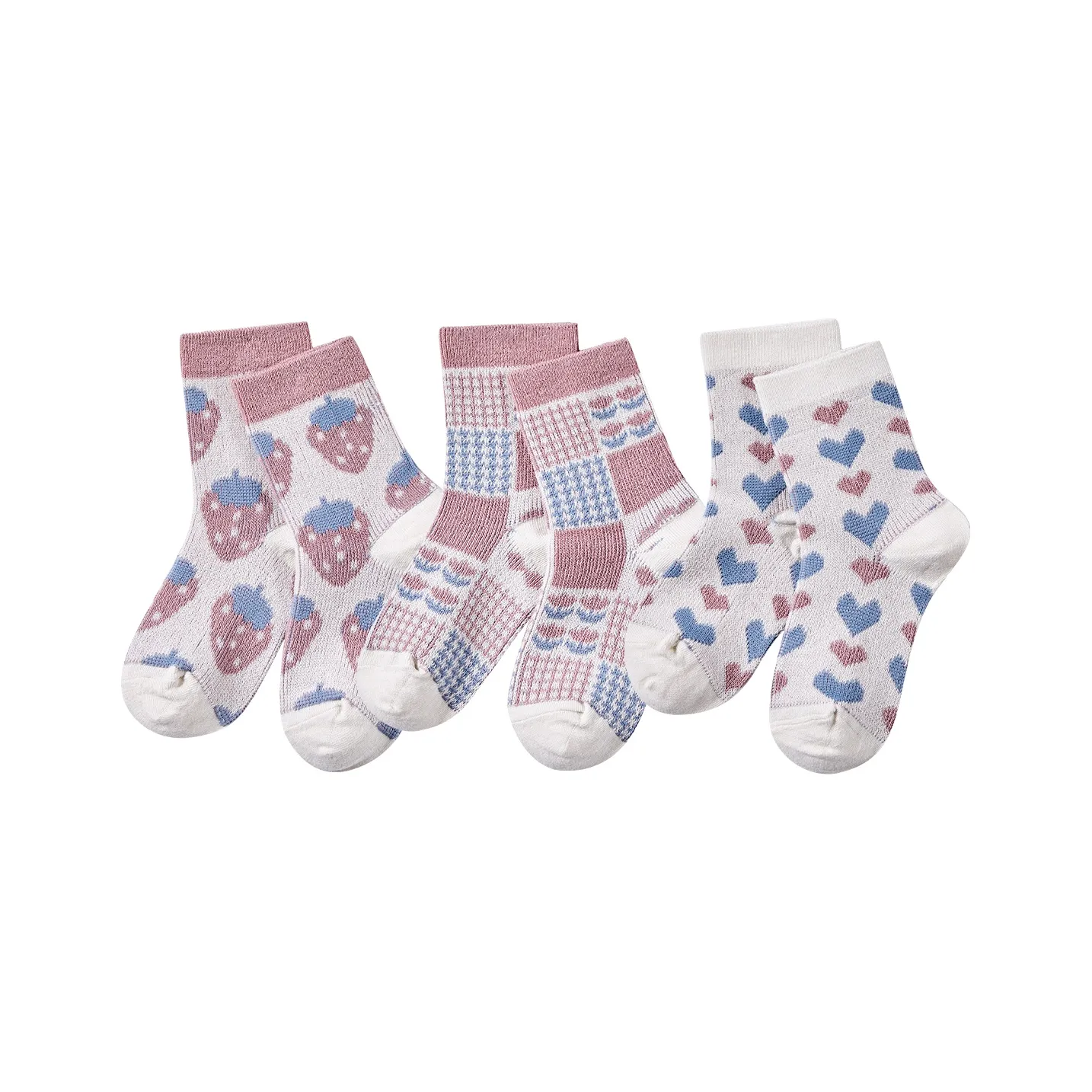 BOBDOG Носки 3 упаковки смешанные цвета для детей 3-7 лет