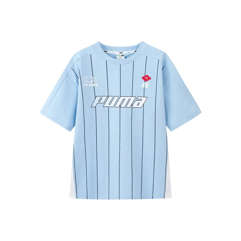 PUMA Sportstyle Series T-Shirt SS25 Синий Белый Тон 00381 Детский