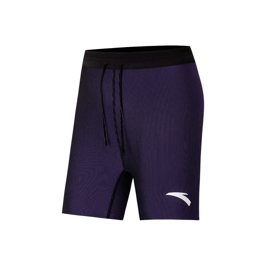 ANTA Бег Шорты Женские Основные Черный Дворцовый Фиолетовый