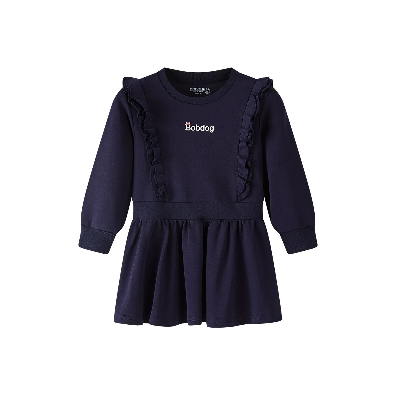 BOBDOG Детское платье дошкольное темно-синего цвета