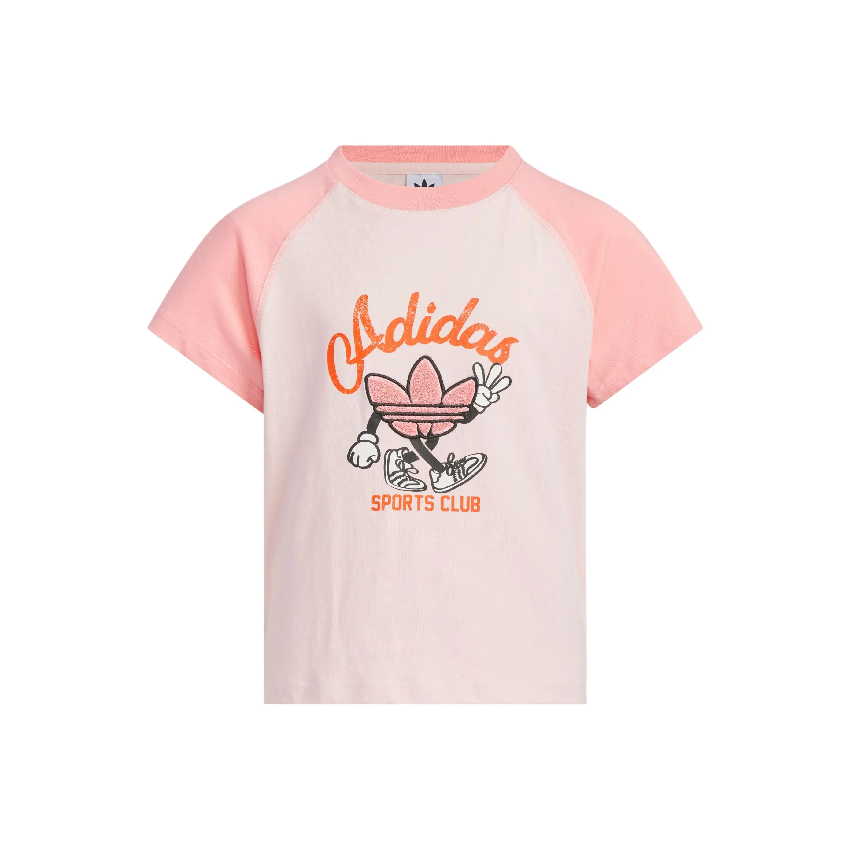 Adidas Originals T-Shirt Светло-розовый Неоновый розовый для детей 3-7 лет