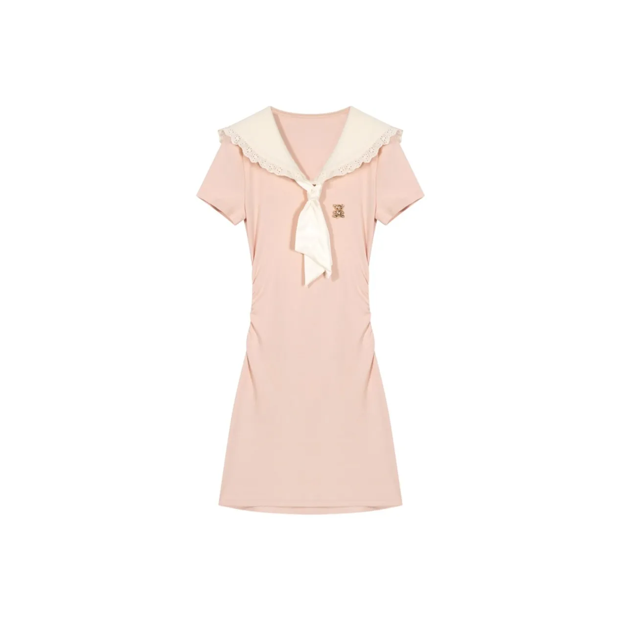 Sato Supun Короткий рукав Платье Женское