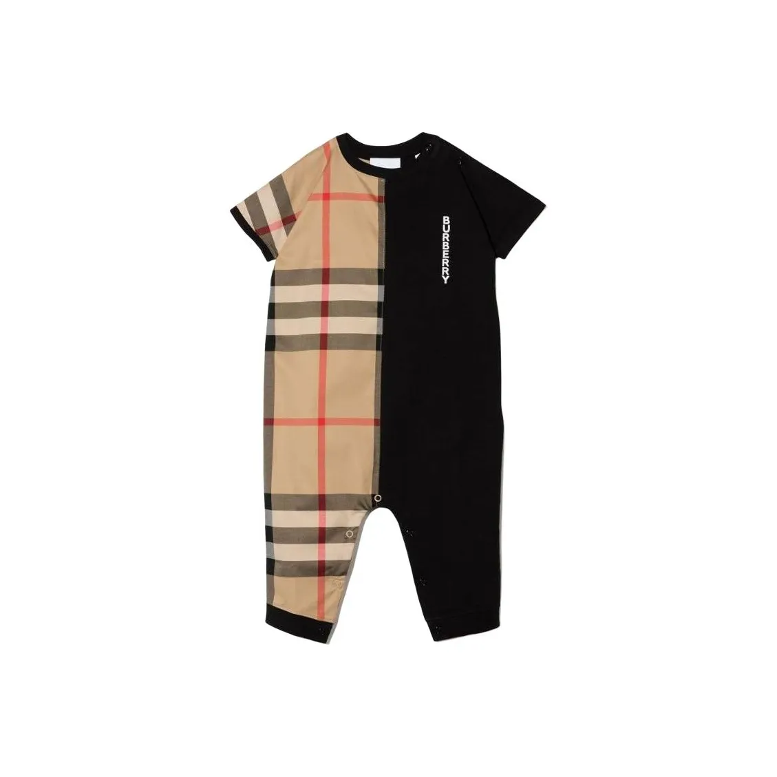 Burberry Комбинезон и ползунки Черный для младенцев и малышей
