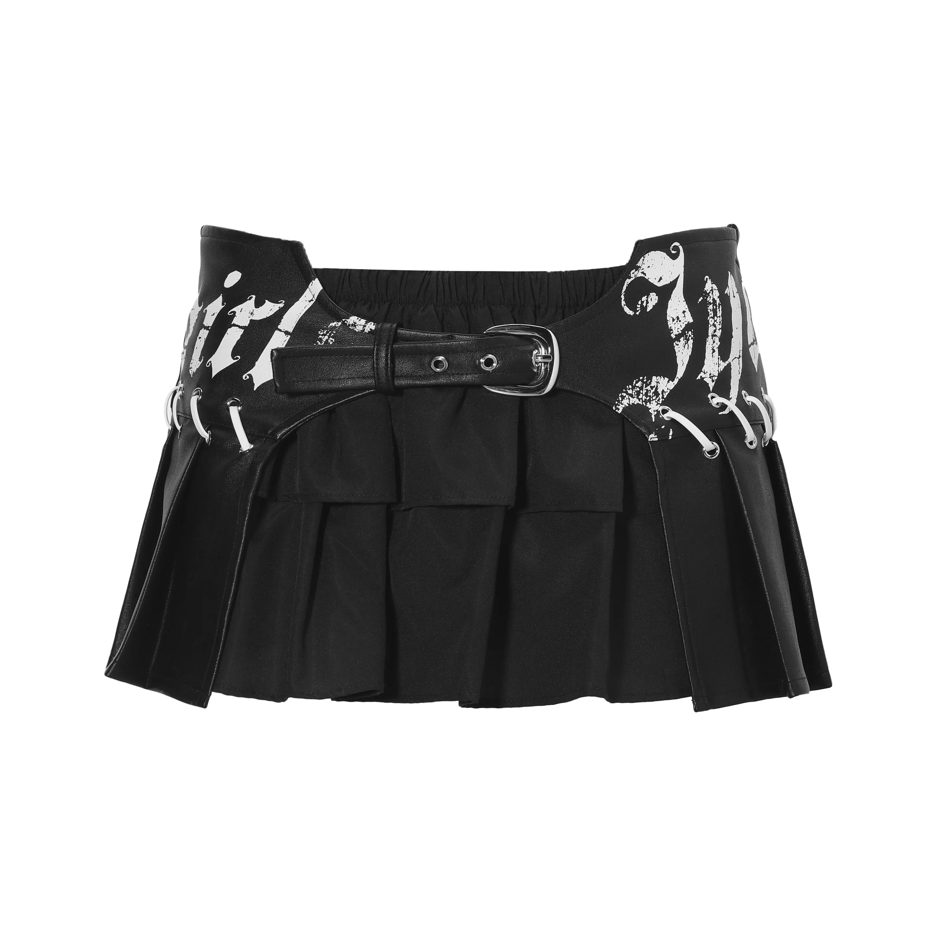 JYOSEI Leather Short Skirts Women's