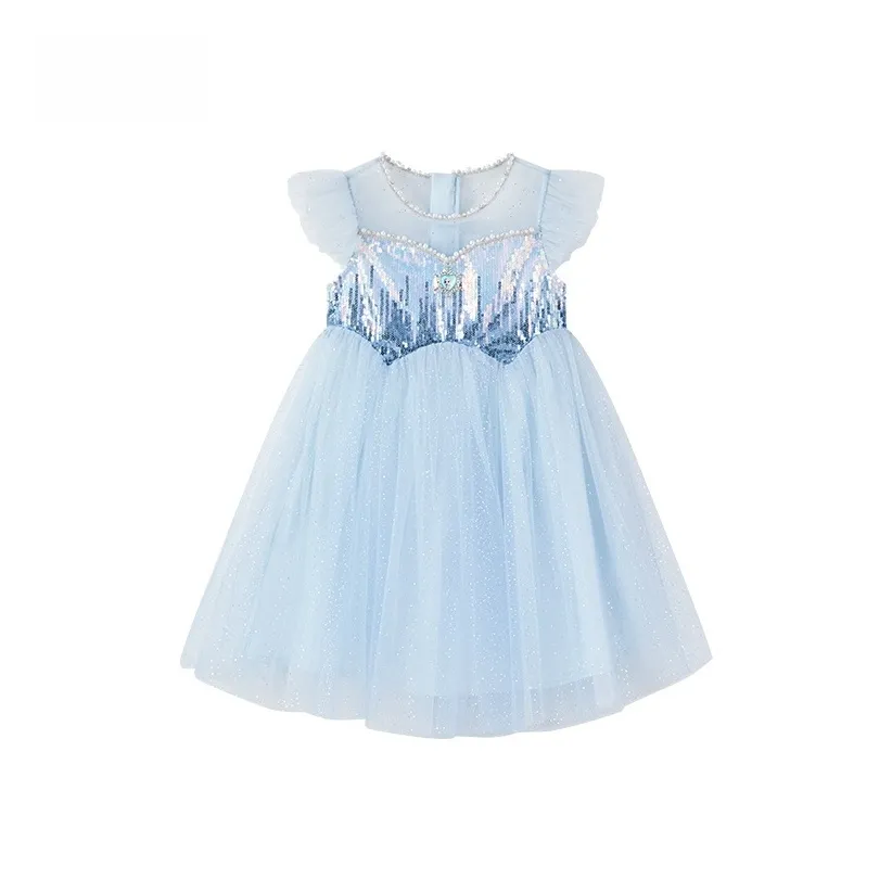 Disney Платье Frozen Collection SS25 Синий для детей 3-7 лет