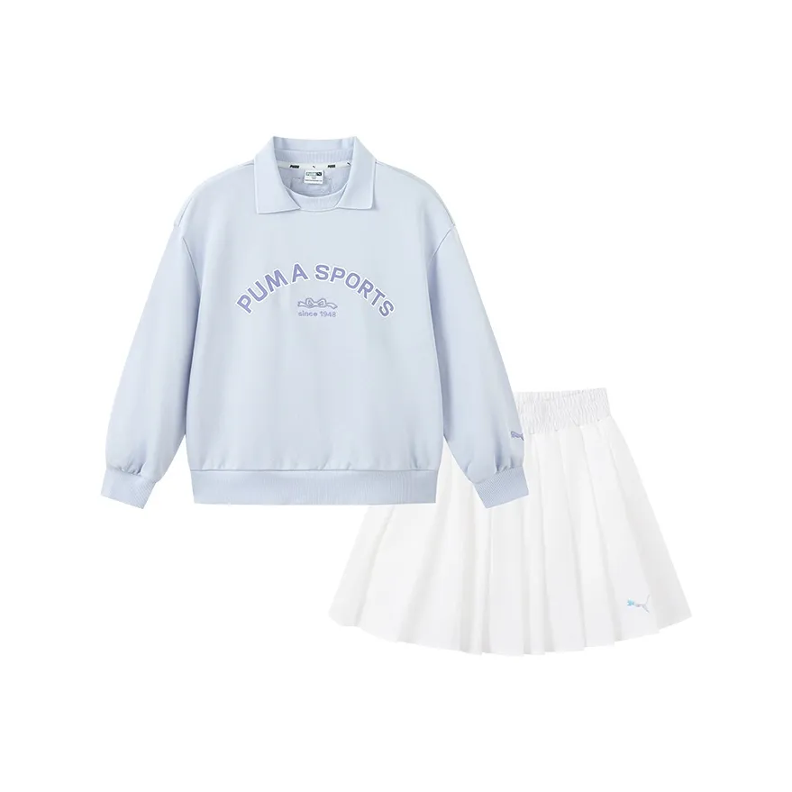 Детский комплект PUMA Sportstyle Series юбка 3-7 лет розовый синий