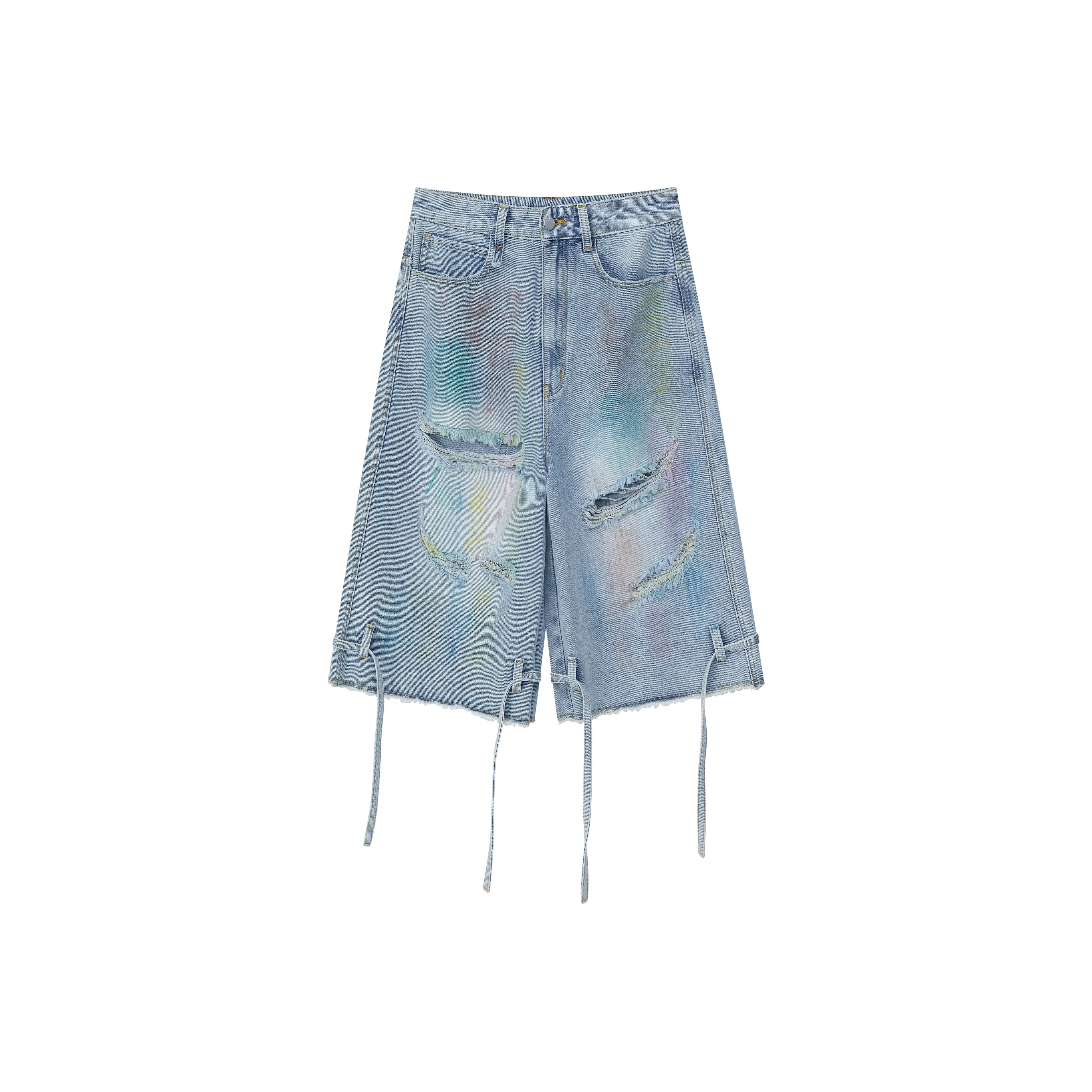 Sofitte Denim Capri Pants Women's Blue