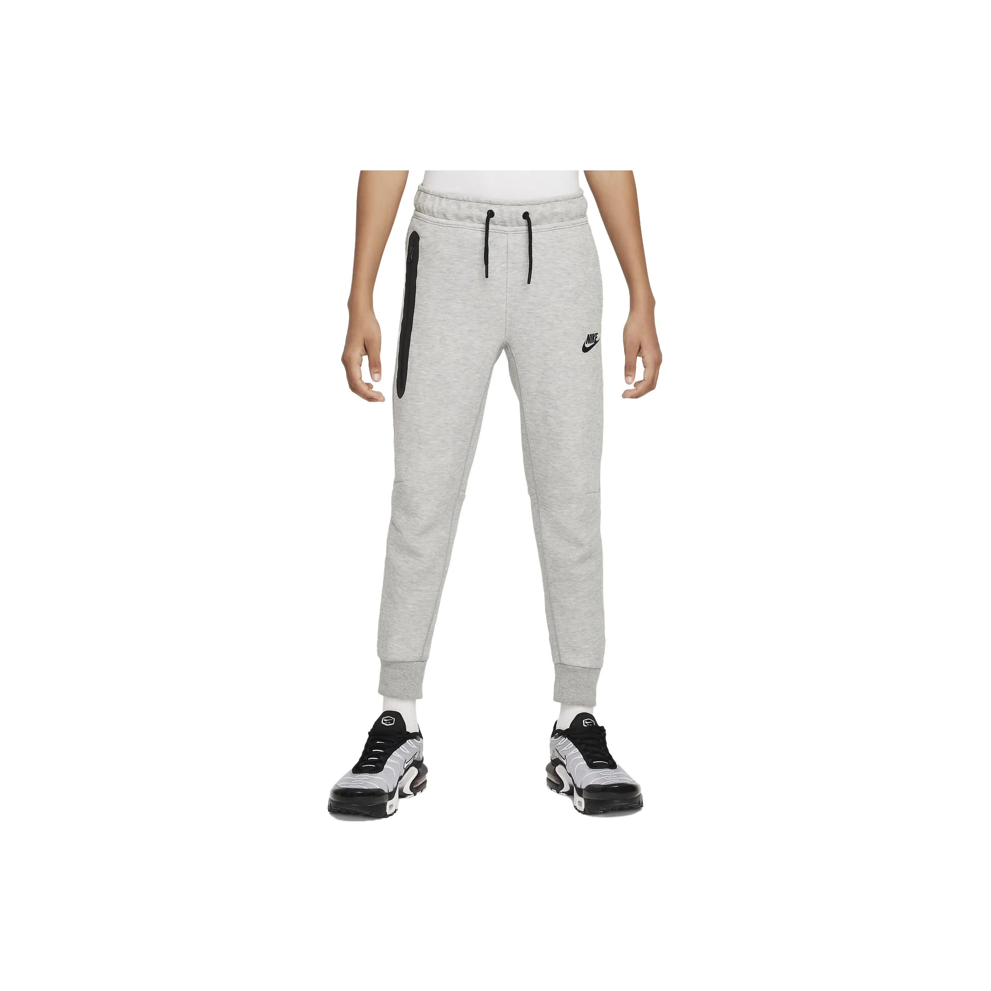 NIKE Светло-серые Kids Вязаные Тренировочные Брюки