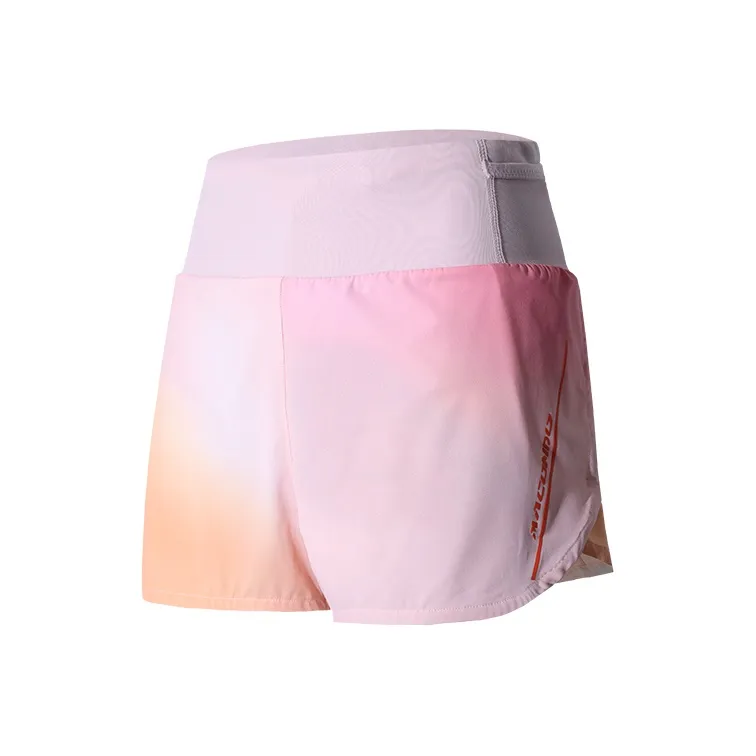 Macondo Спортивные шорты Женские Цвет Макияж Пудра С принтом