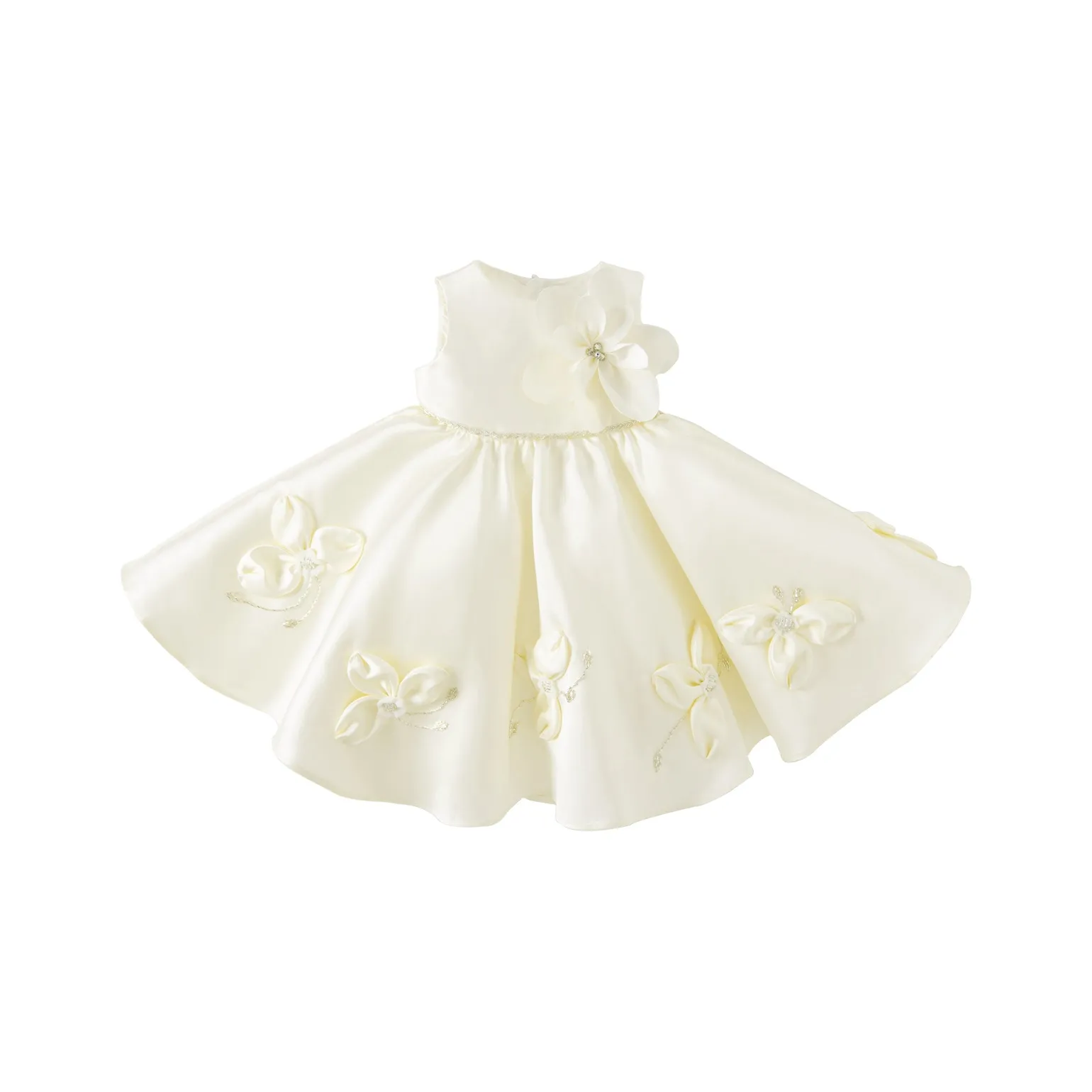 DAVE&BELLA DAVE & BELLA/David Bella SS23 Important Moments Series Kids Платья Экрю