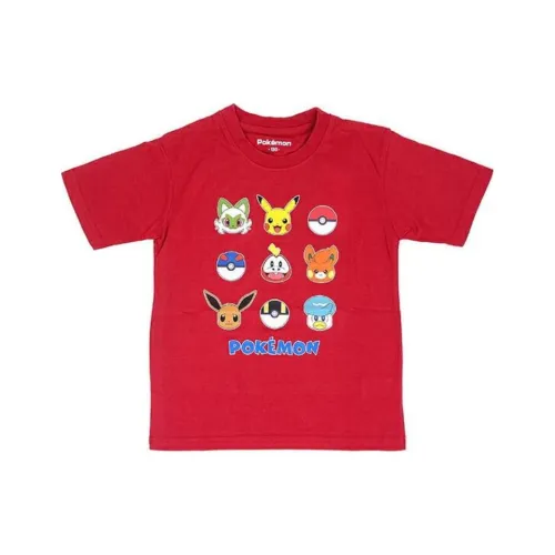 POKEMON Red Kids Т-рубашки
