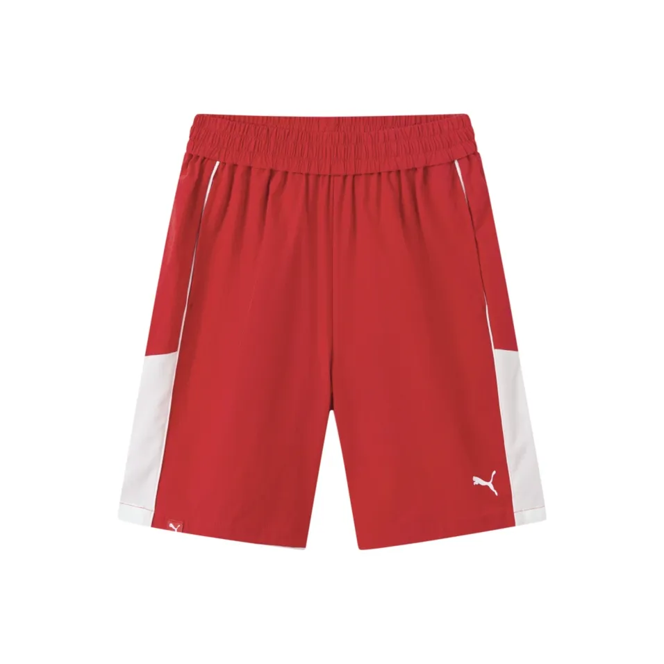 PUMA Sportstyle Series SS25 Шорты Детские Китай Красный 60601