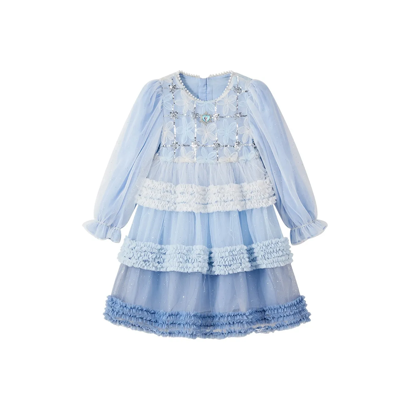 Disney Платье Frozen Collection SS25 Синий для детей 3-7 лет