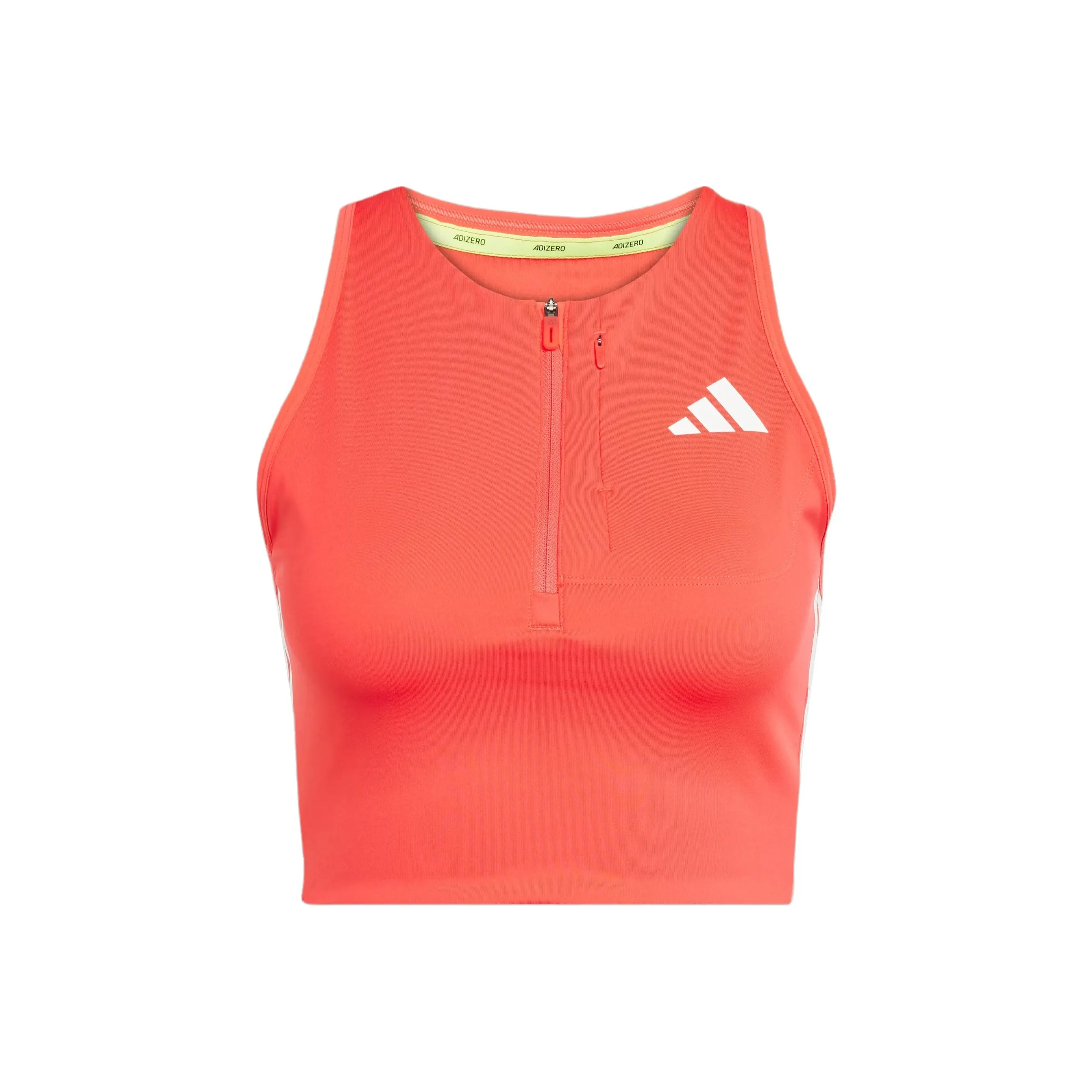 Adidas Free Shipping With AdiClub Adizero Running Gel Pocket Crop Top