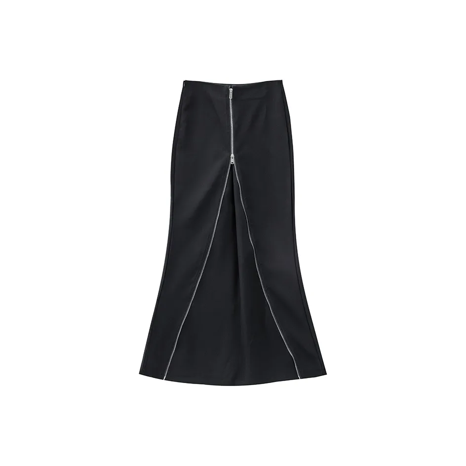 E.D.X Повседневная длинная юбка женская черная