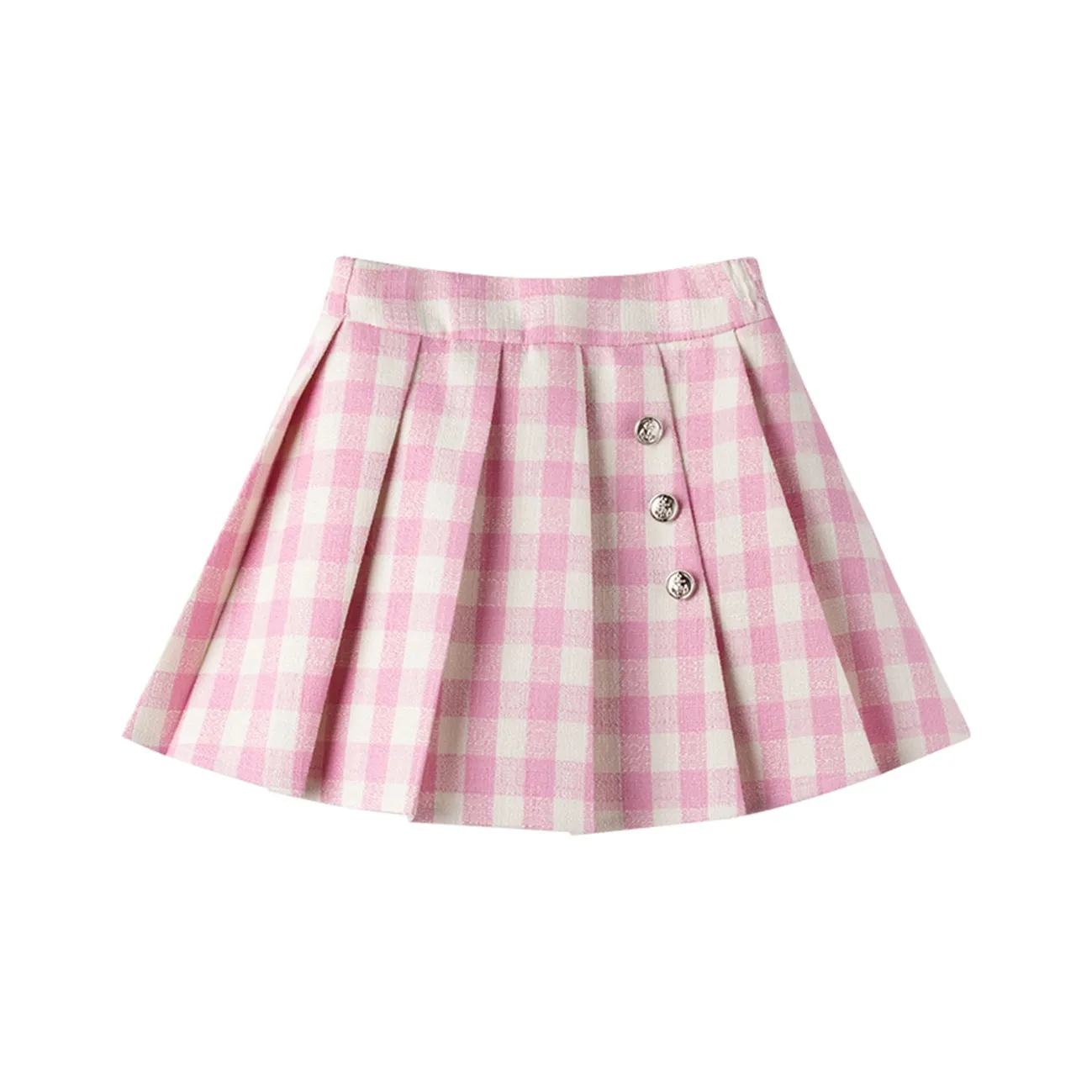 MUCMUKN Женский' CHANEL Inspired Элегантность Клетчатый Плиссированный Обхват талии Юбка Юбка для школьниц Детская