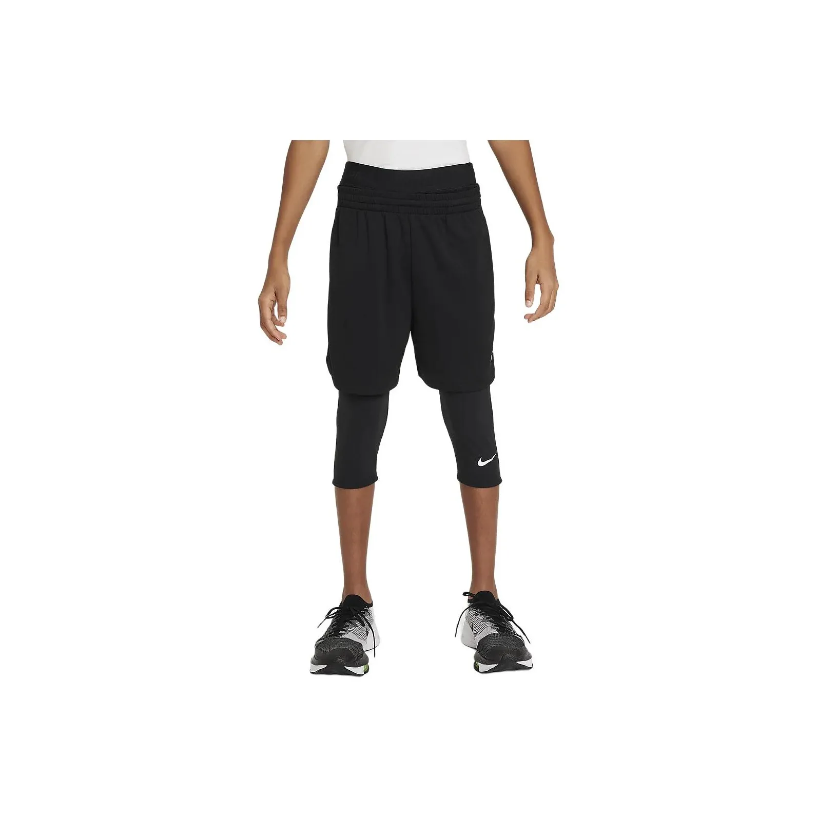 NIKE Черные Детские Леггинсы