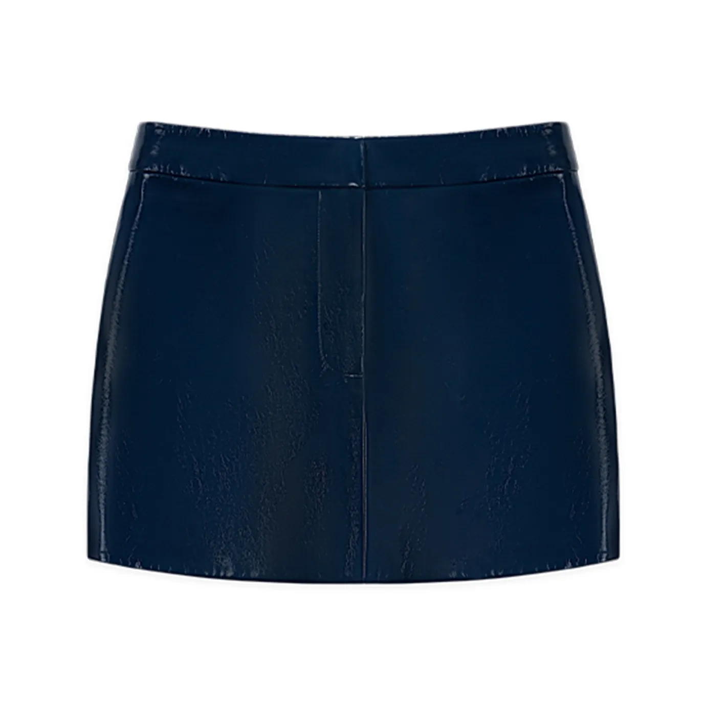CALLED BACK Кожаные короткие юбки Женские Темно-синий