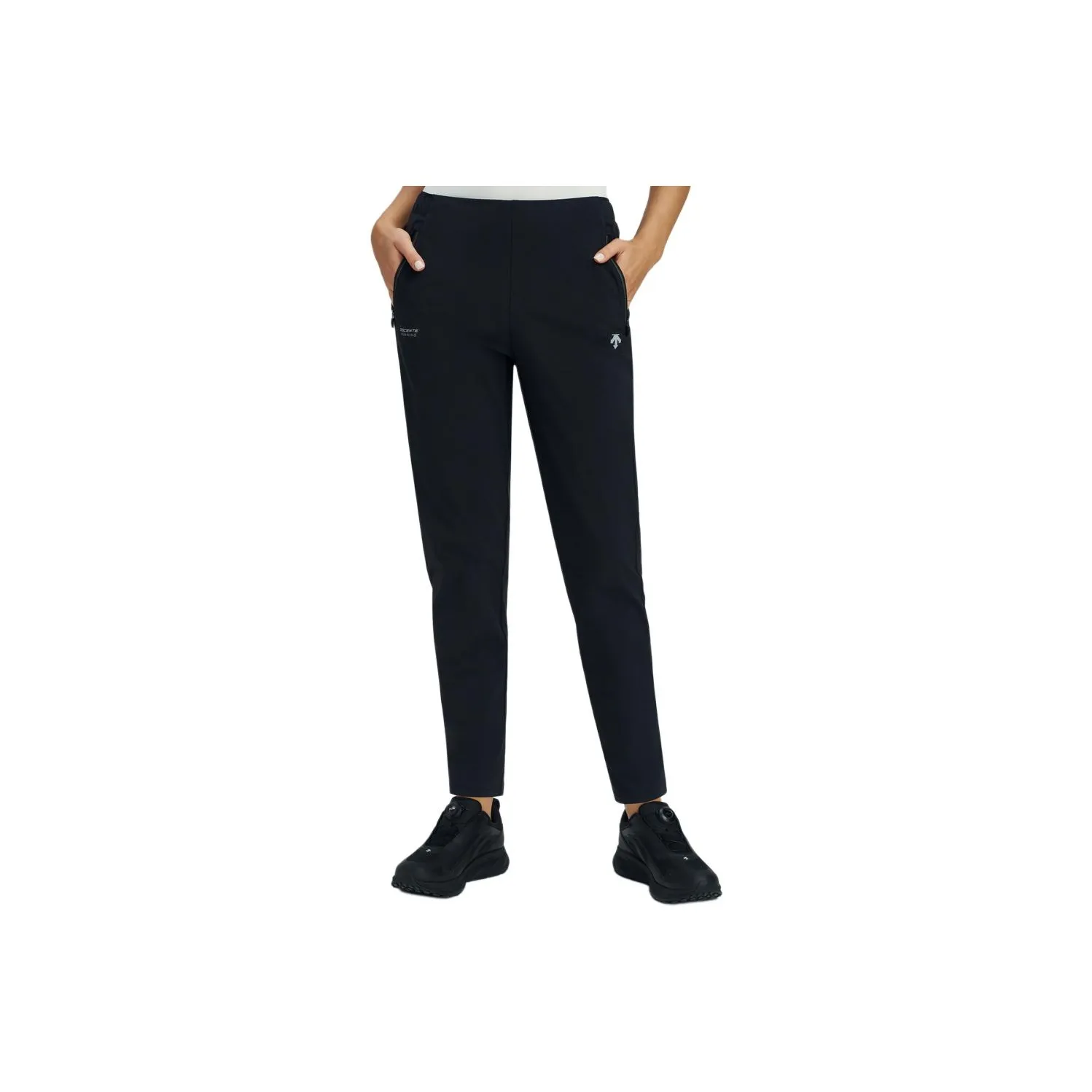 DESCENTE WOMEN'S RUNNING Series Sports Pants Women's BK BLACK