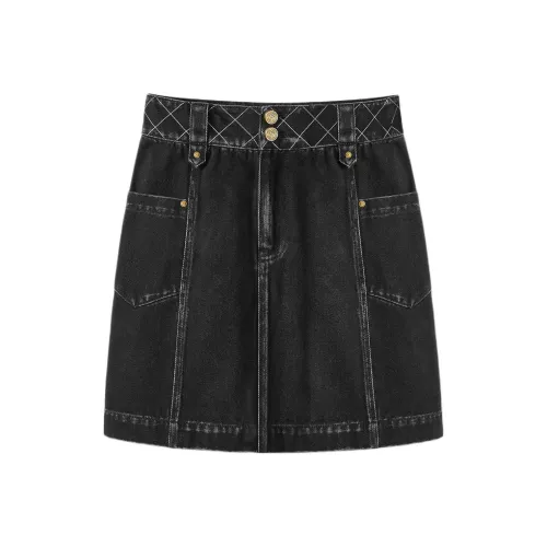 KARL LAGERFELD / Karl Lagerfeld Jeans Черные Женские Джинсовые Короткие Юбки