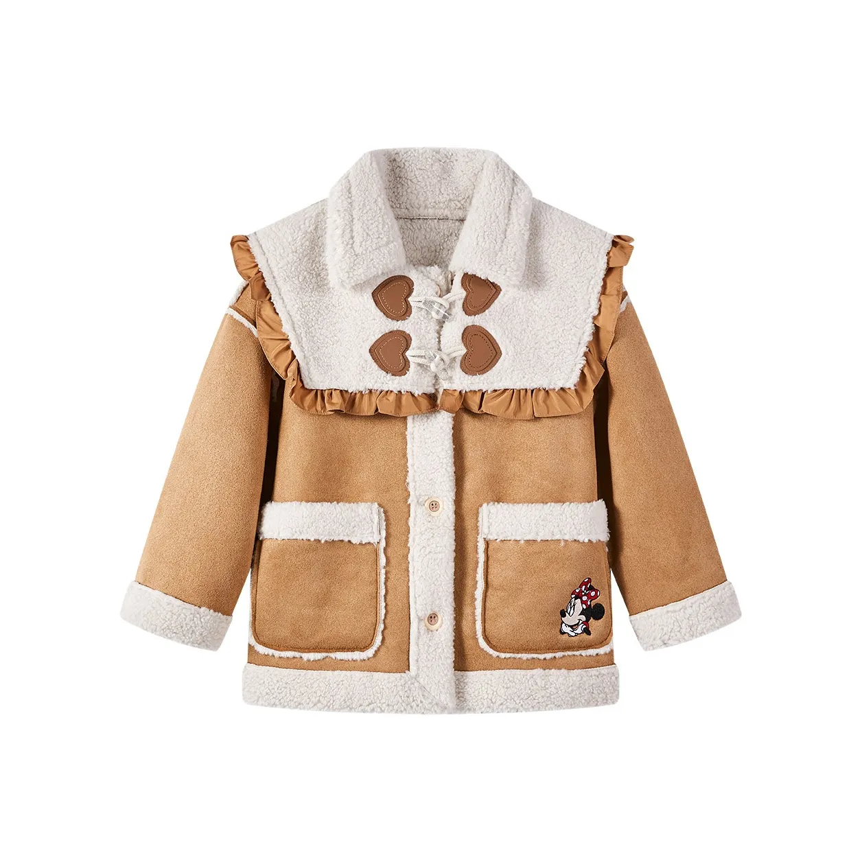 Disney Кофейный Детский Флисовый Свитшот