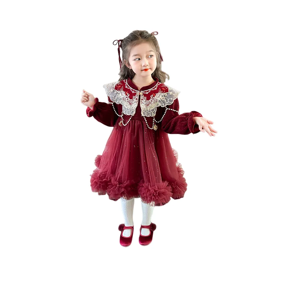 Lanza Платье Красное для детей 3-7 лет