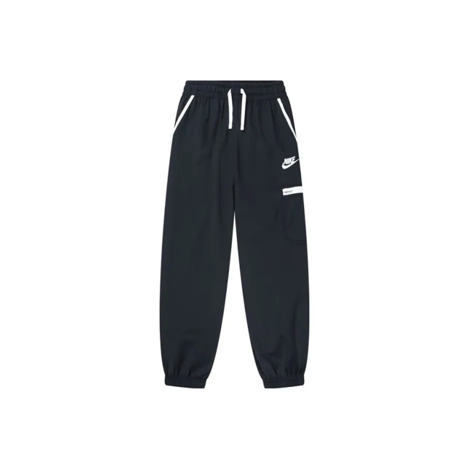 Подростки Nike Вязаные Тренировочные Штаны Черные