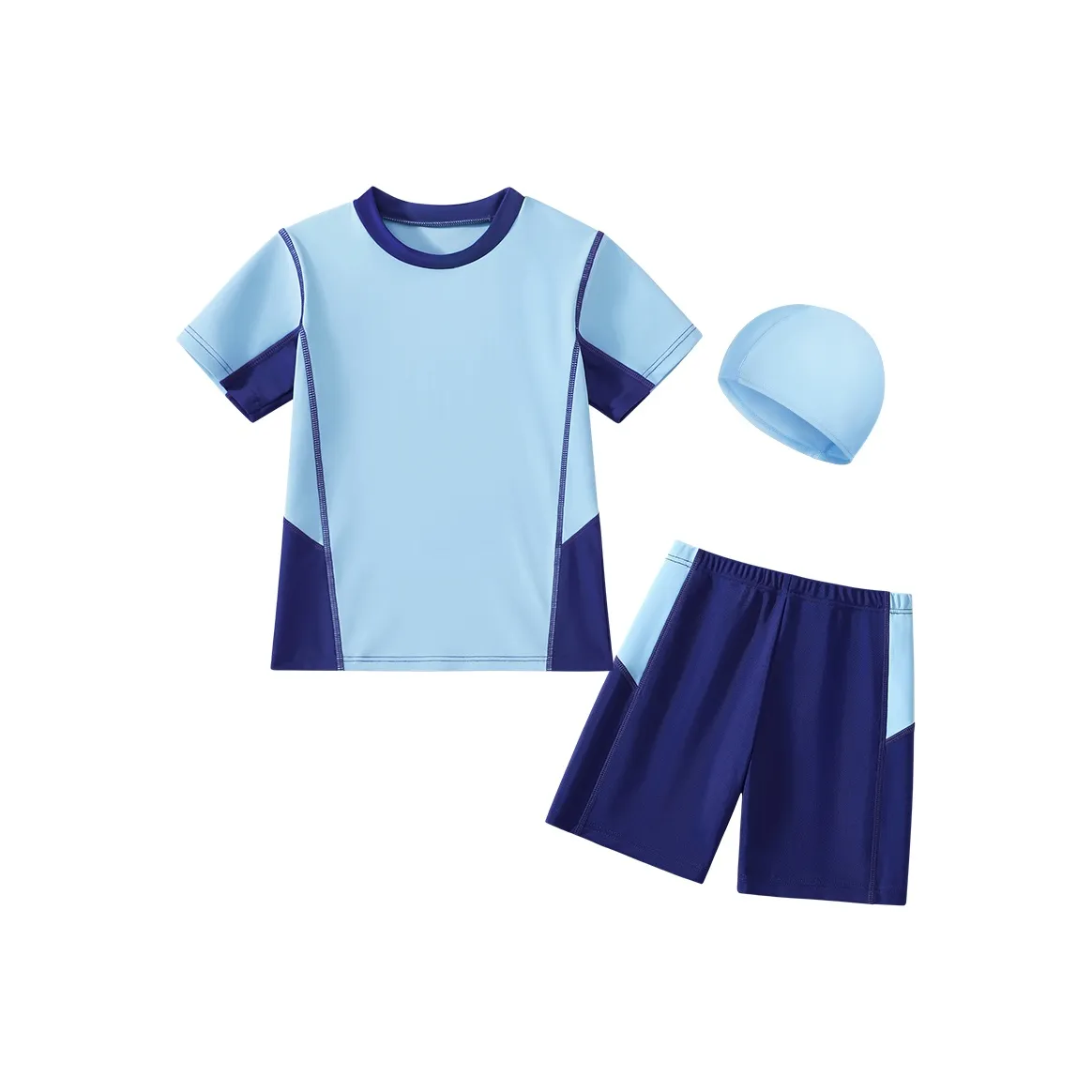 La Chapelle Повседневная спортивная одежда Светло-синий [Шапочка для плавания] Дети 3-7 лет