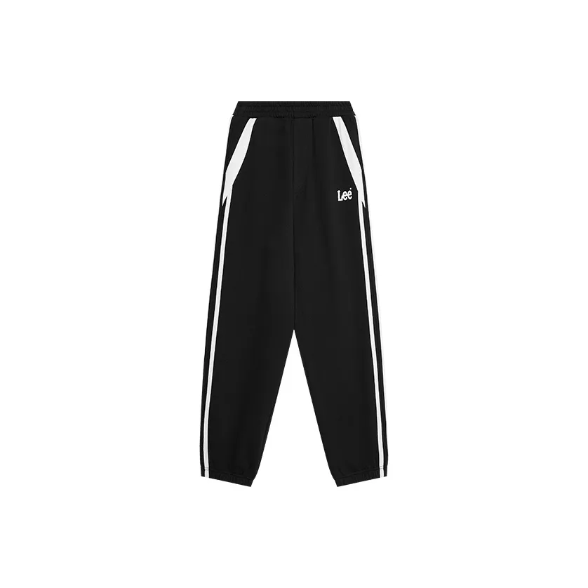 Детский совместный модель Lee Вязаные тренировочные штаны Черные