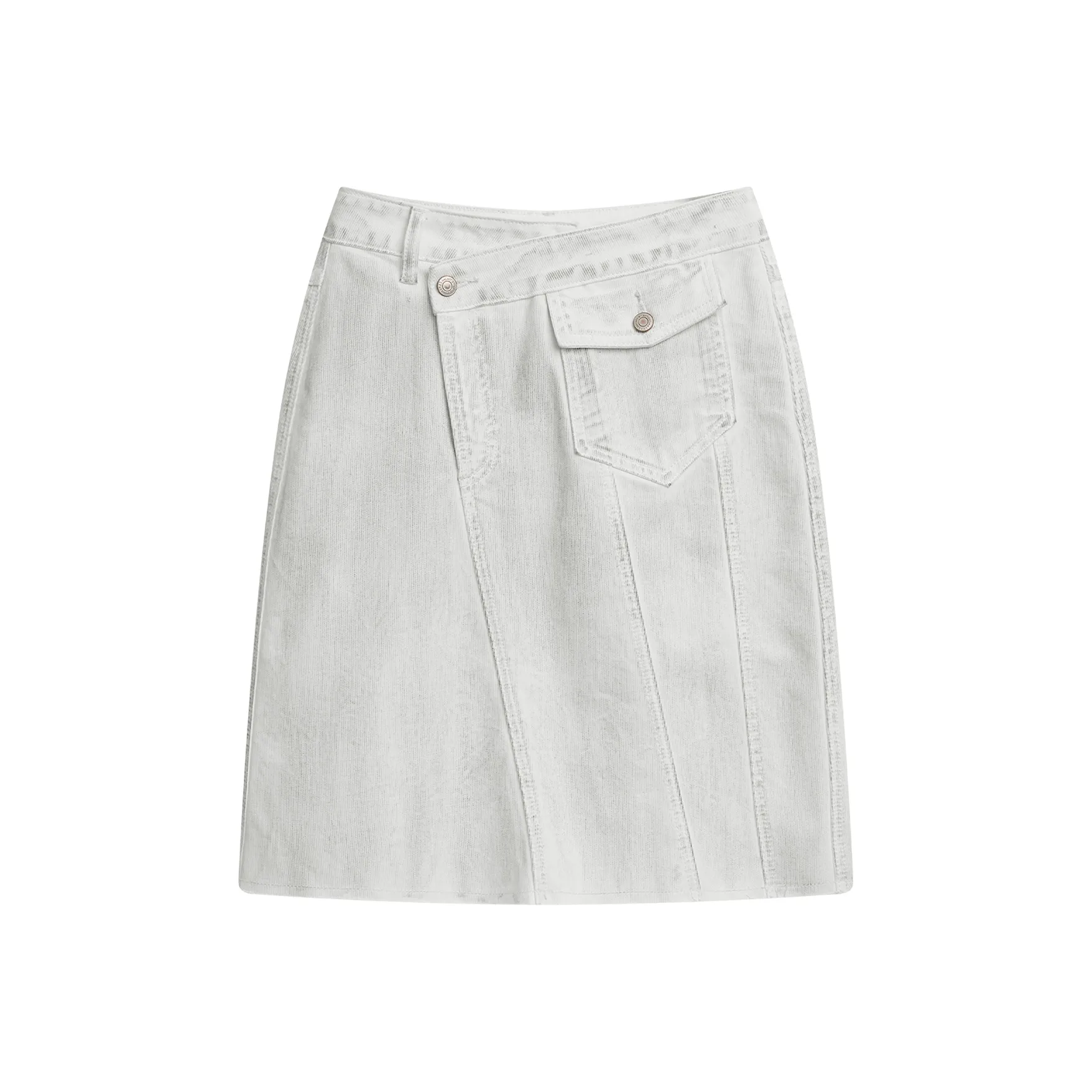 IMXS Джинсовые короткие юбки Женские Белые