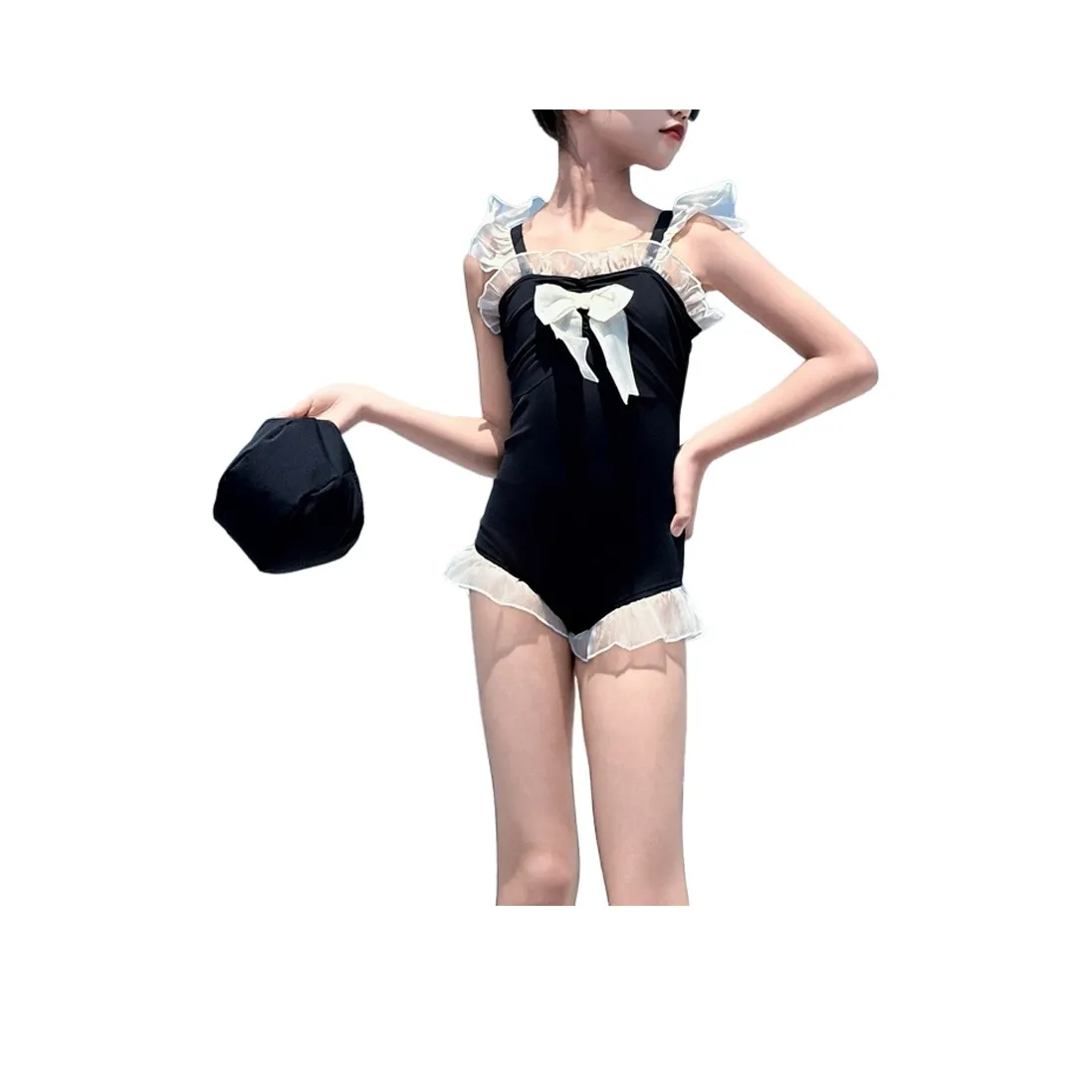 Lanza Детский купальник для подростков черный