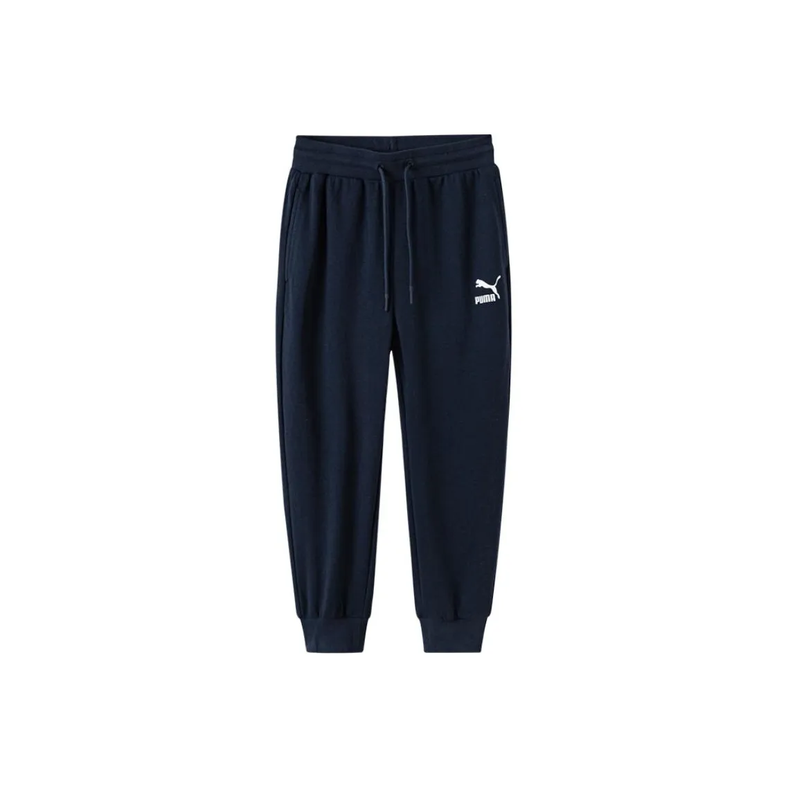 PUMA Вязаные тренировочные штаны фиолетово-синие