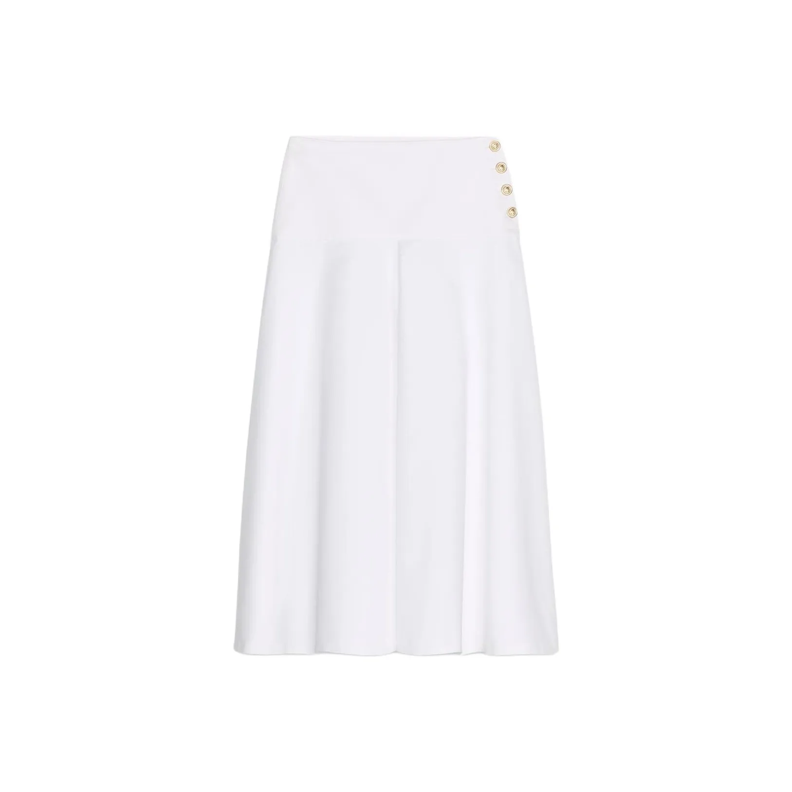 ZARA ZW Series Casual Long Skirt Women's White