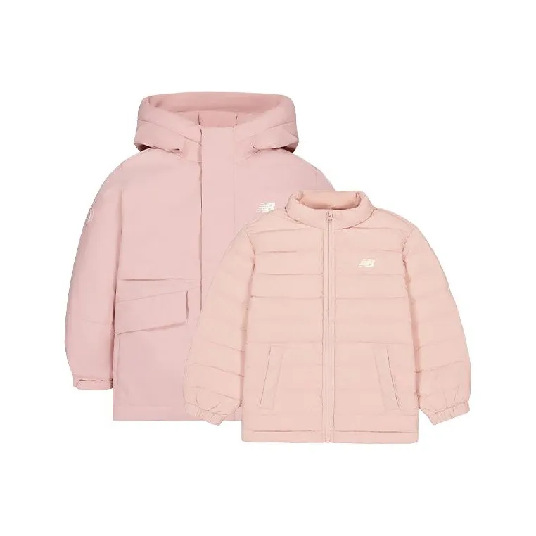 New Balance совместная ветровка Розовая для детей 3-7 лет