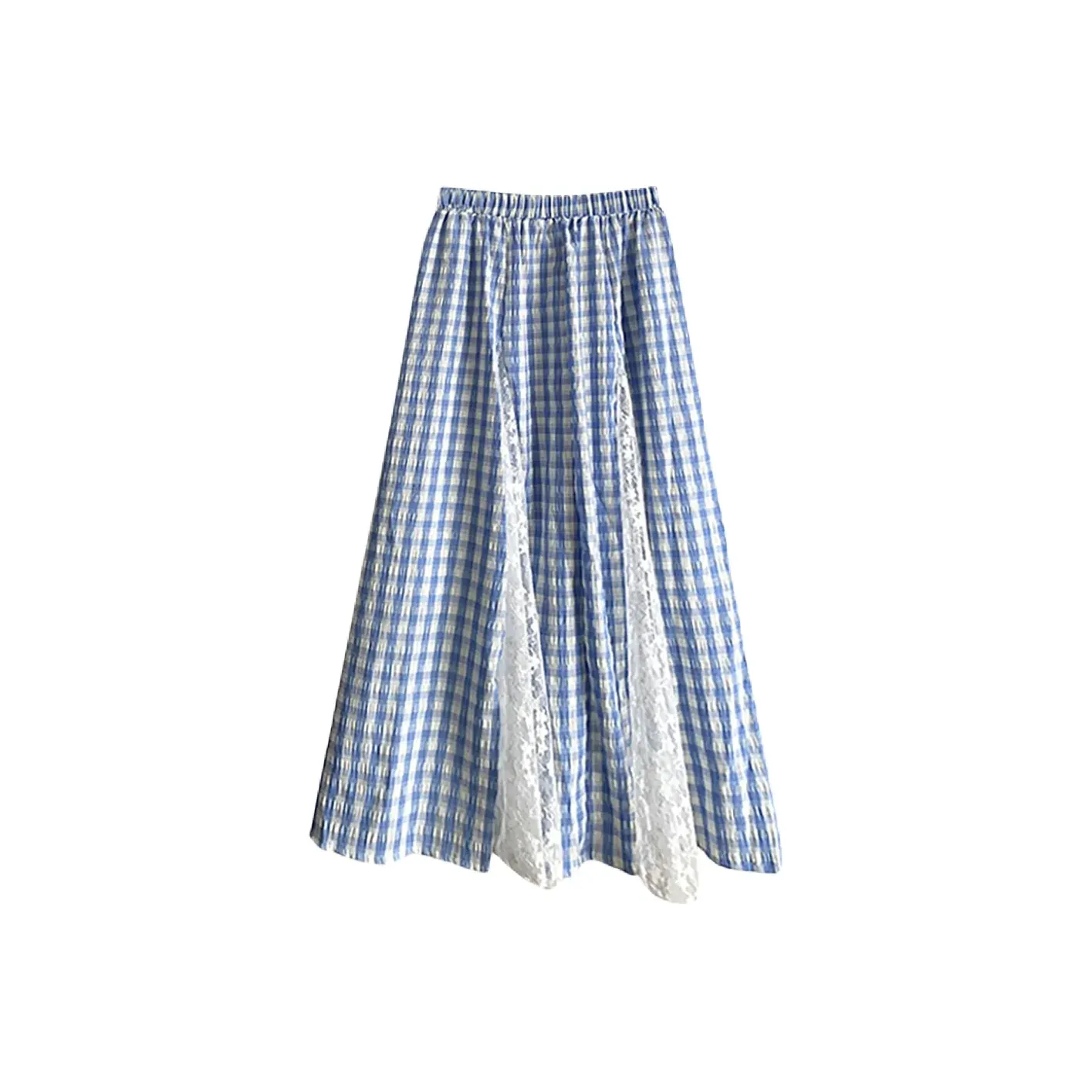 MISTVB Повседневный Длинный Юбка Женская Синяя
