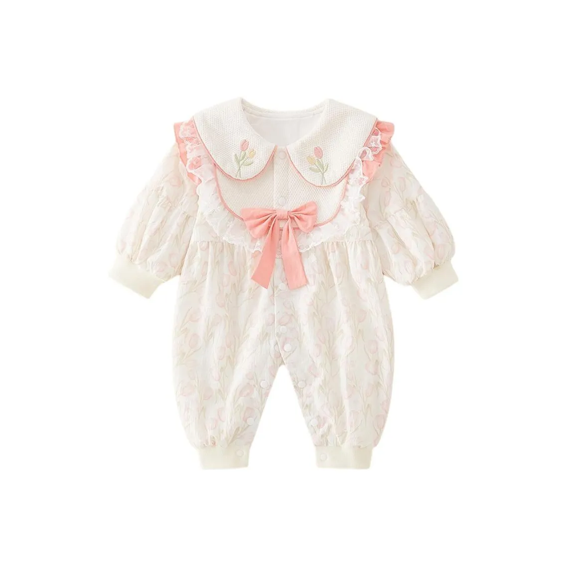 XiaoJinBu Комбинезон Розовый для детей 3-7 лет