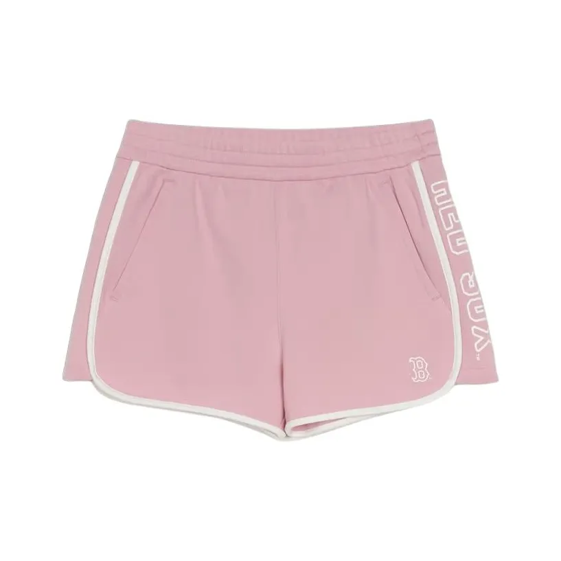 MLB Boston Red Sox Sports Shorts Women's Hemp Pink