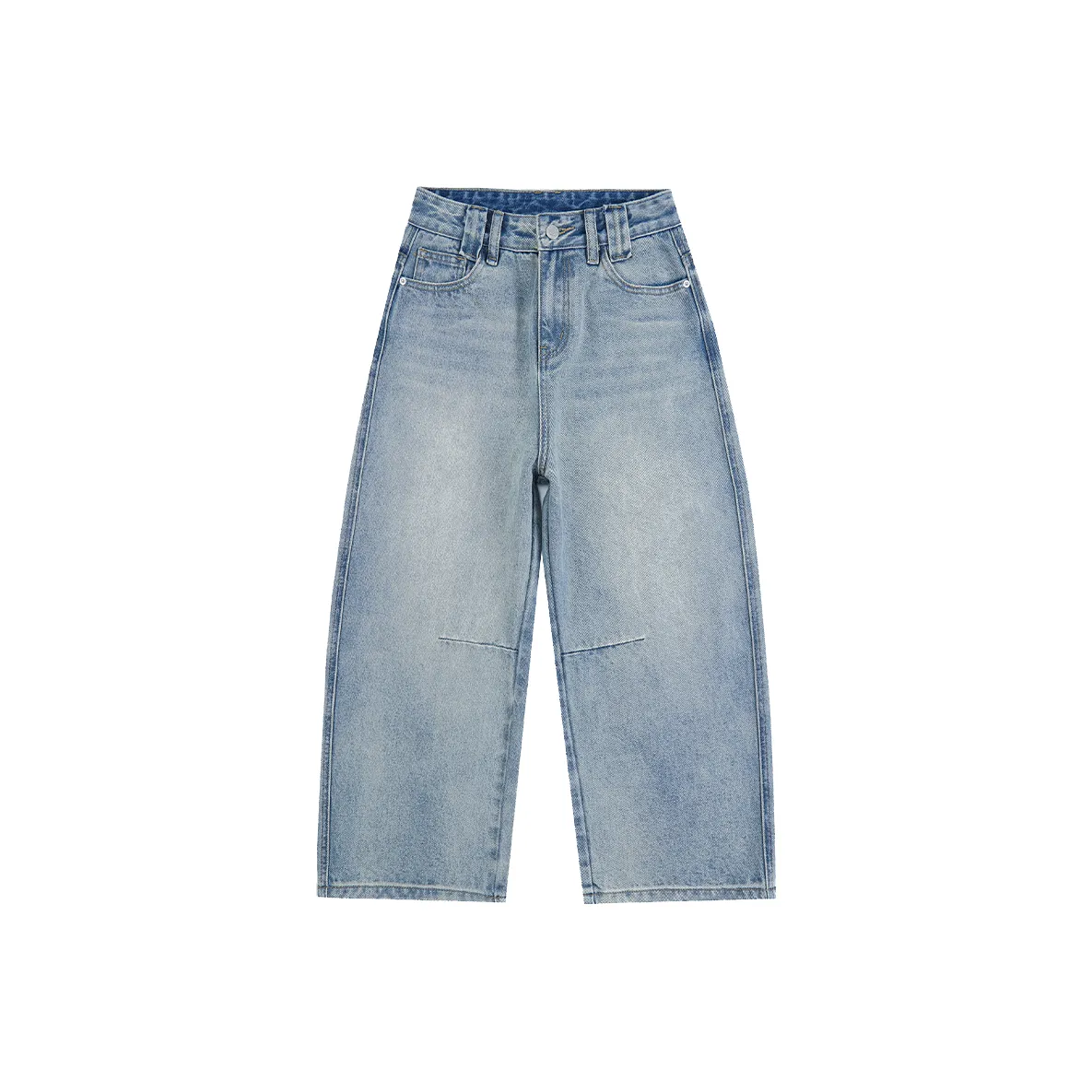 SHIJI Джинсовые шорты Женские Светло-синие Капри Штаны