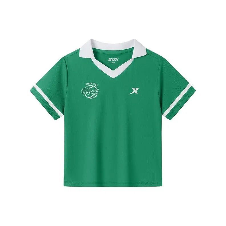 XTEP T-Shirt Tourmaline Green Teenagers