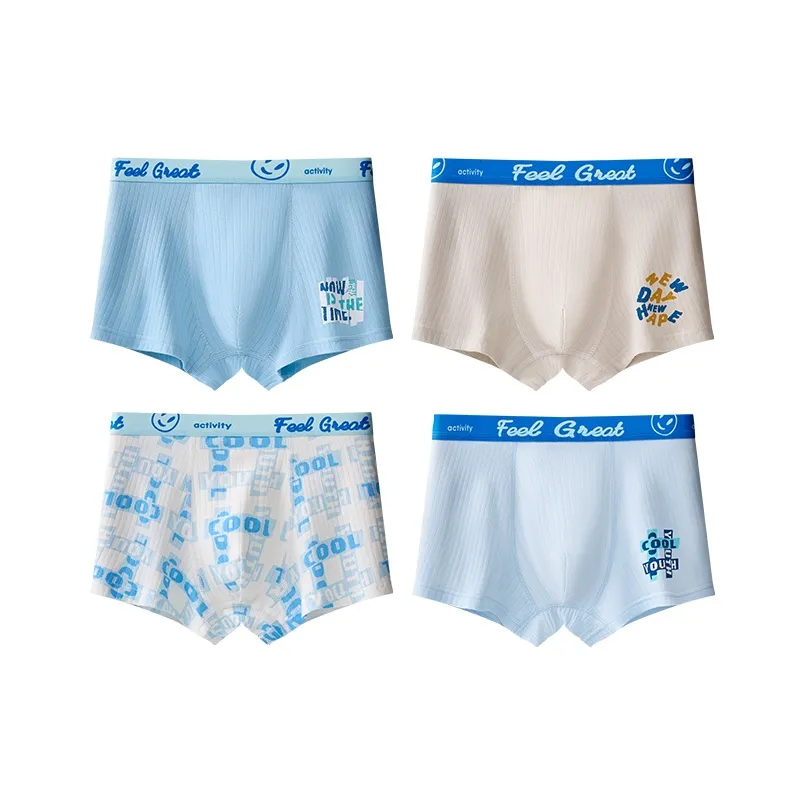 Хлопок Трусы 4 Пачки Подростки
