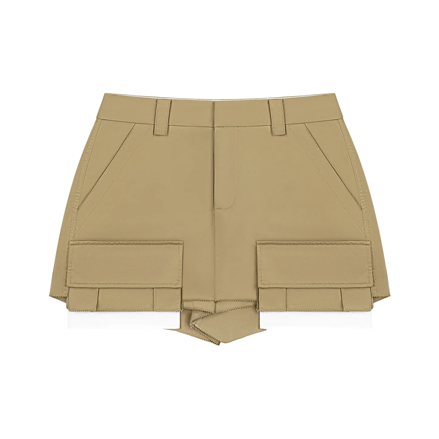 CALLED BACK Карго Шорты Женские Хаки