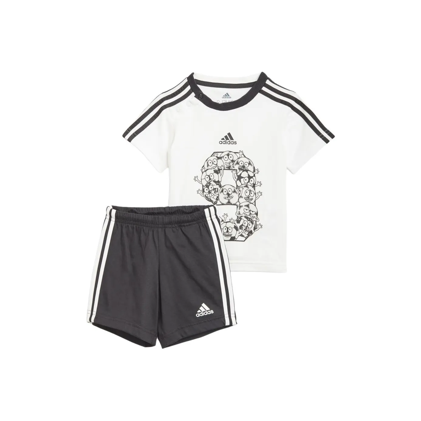 Adidas Kids Комплекты Белый Розово-красный Розово-красный Белый Для младенцев и малышей