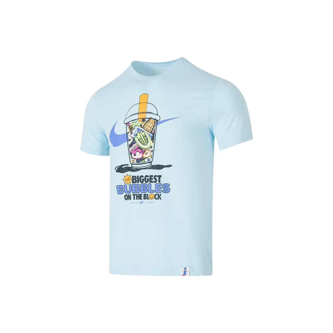 Nike SS25 T-Shirt Мужской Светло-Синий