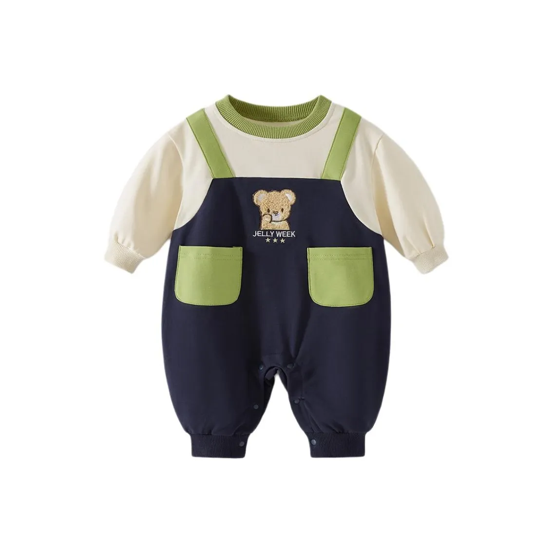 JELLYBABY Комбинезон Королевский Синий Новорожденный и Малыш