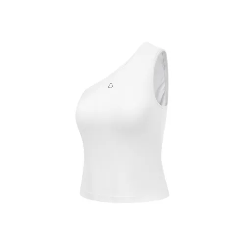 TITIKAACTIVE Чисто белый Женские спортивные майки без рукавов