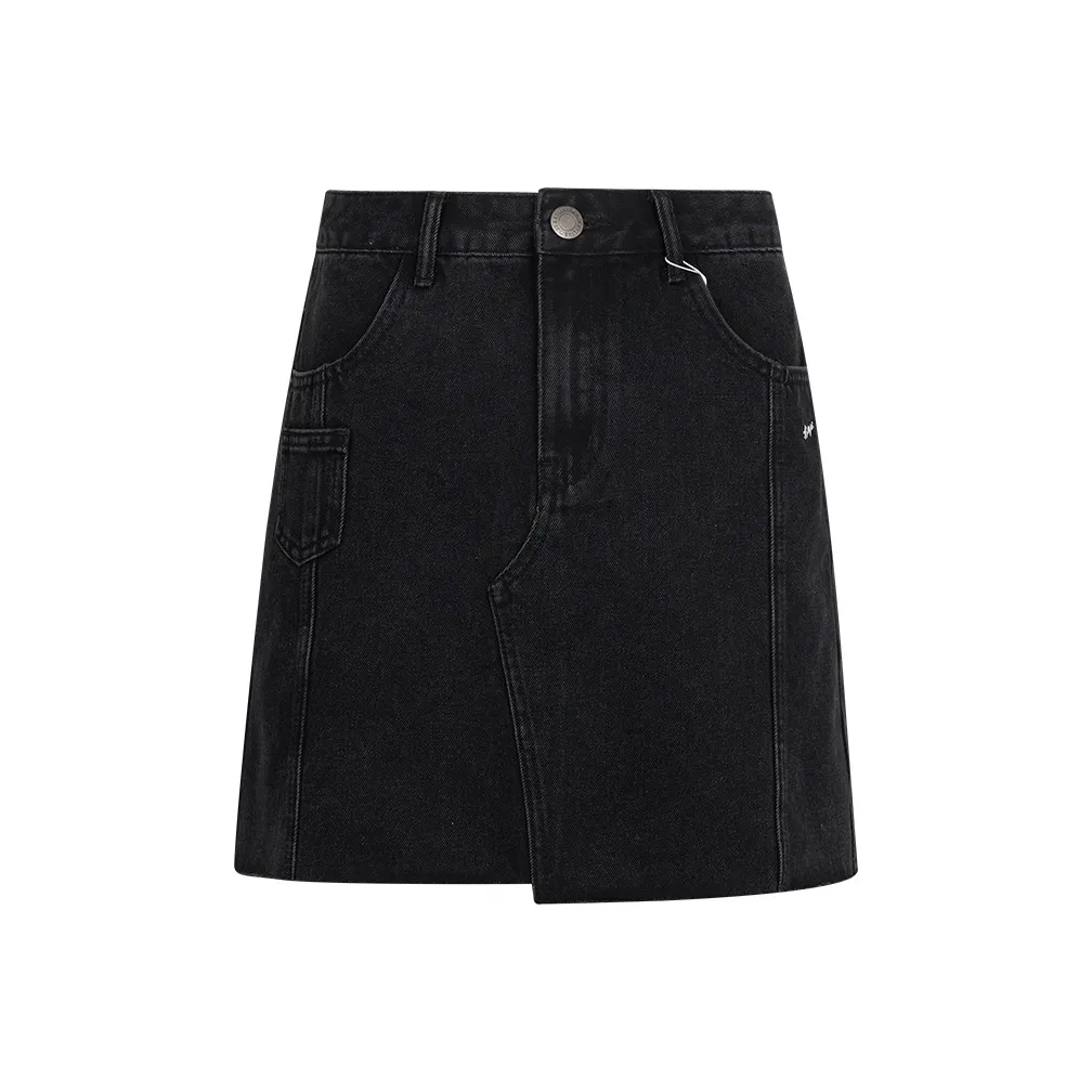 JESSYLINE Джинсовые короткие юбки Женские Темно-серый